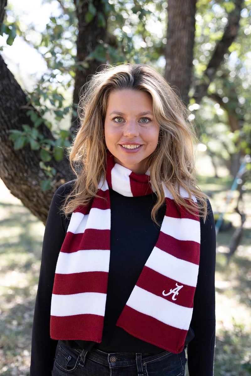 LogoFit Striped Winter Scarf for Women - Image 4